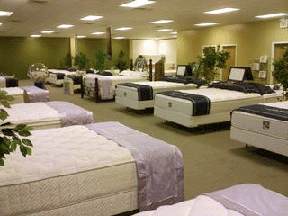 ikea sized mattress shop showroom