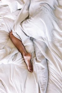 women enjoying mattress